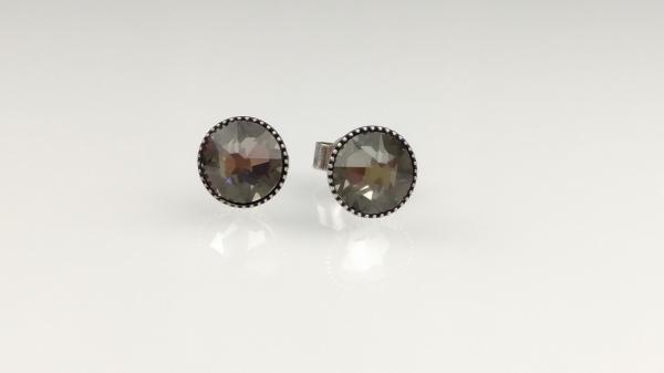 Grey Black Diamond - Black Jack Ohrstecker